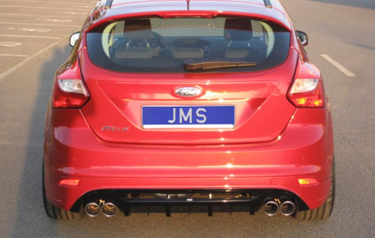 Stoffler rear apron race hatchback exhaust left side fits for Ford Focus 3  | JMS Fahrzeugteile