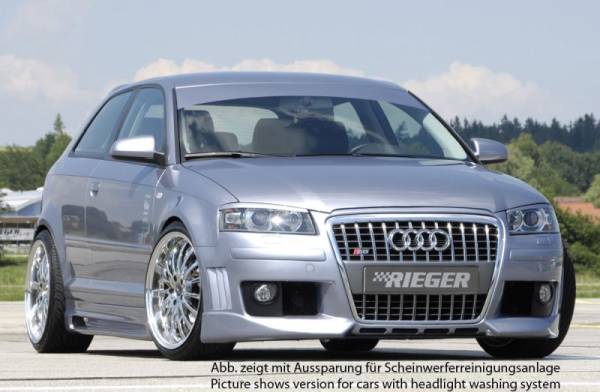 A3-8P-Frontstossstange-Styling-Tuning-Rieger-Audi