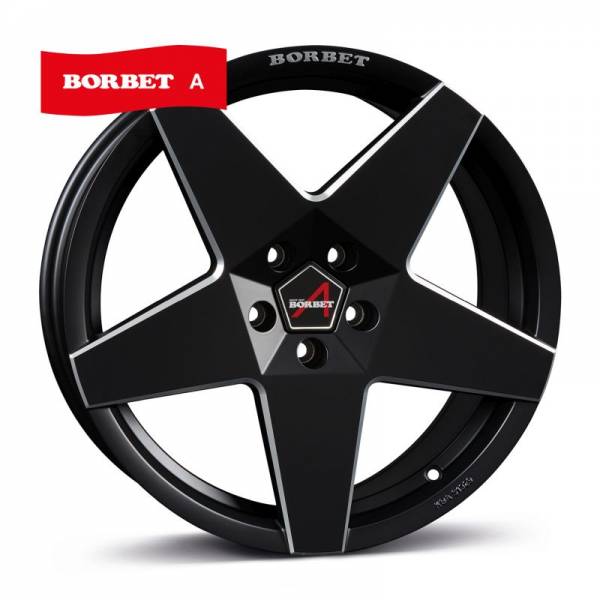 Borbet-alloy-wheels-alufelgen-Typ-A-schwarz-matt
