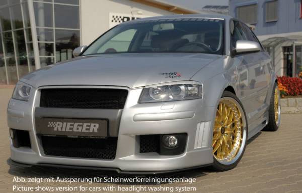 A3-8P-Frontstossstange-Styling-Rieger-Audi